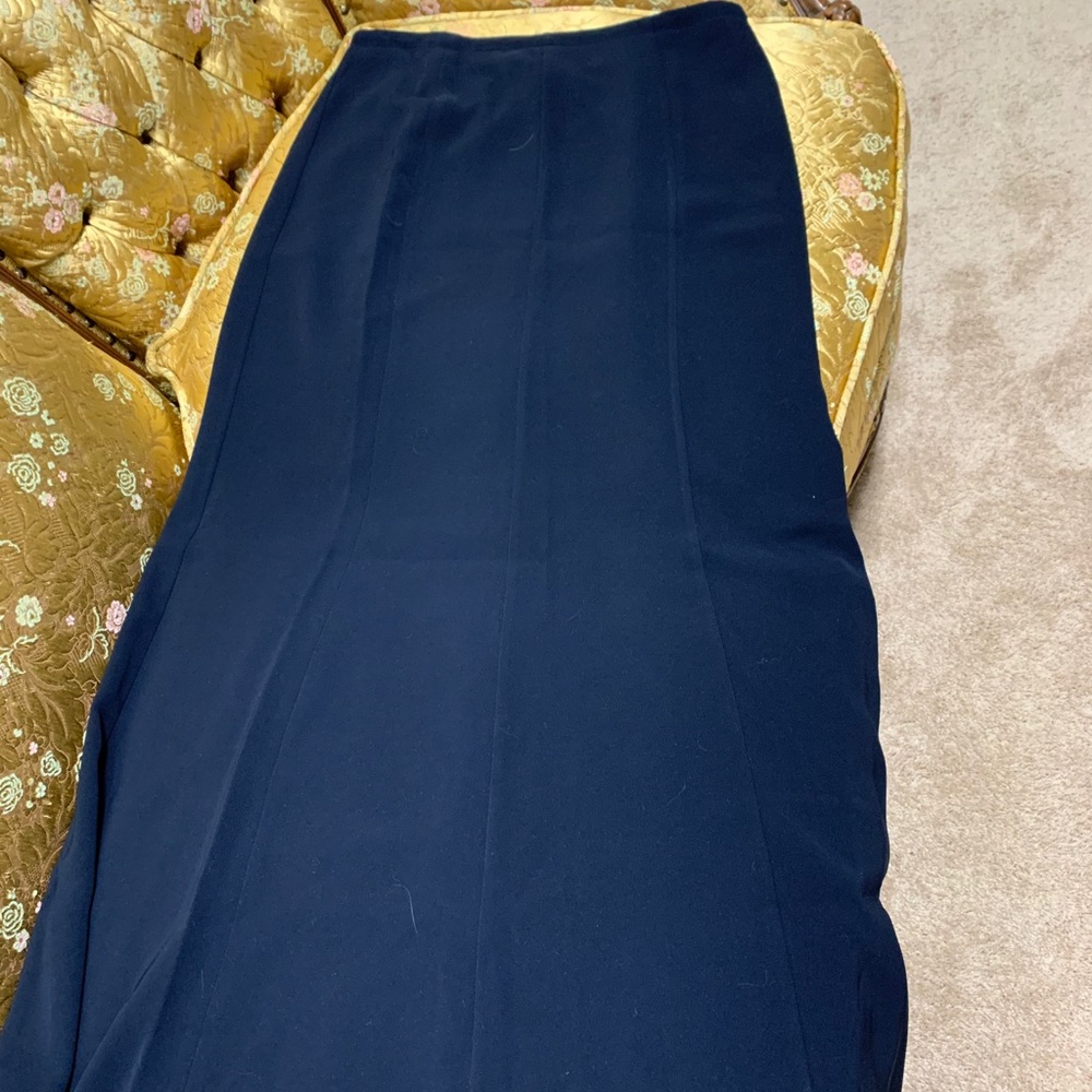 Gerry Weber Long Black/Blue Skirt - 8